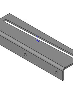Handlebar bracket right f/TriSort output w/autom. lockingsys